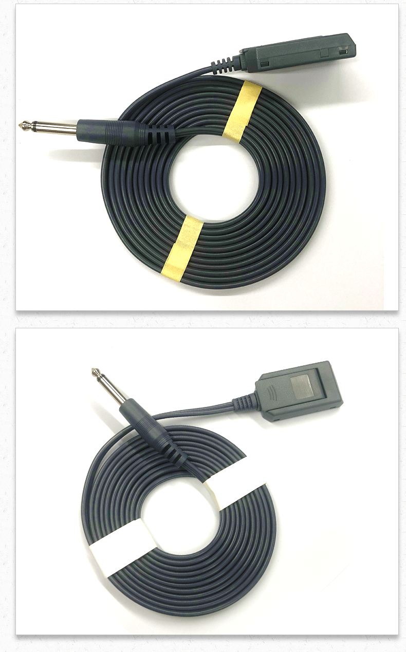 凹槽高频利普刀电极片极板夹具线REM扁插负极连线医疗微创-detail-8